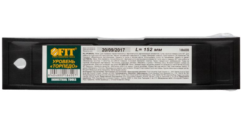 Уровень пузырьковый FIT 18600