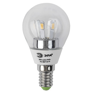 

Лампа светодиодная ЭРА 360-led p45-5w-827-e14, 360-led p45-5w-827-e14