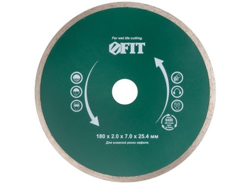 Изображение товара Круг алмазный FIT (37455) Ф180х22мм по керамике