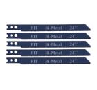 Изображение товара Пилки для лобзика FIT 41130 металлу bi-metal 5шт. американский хвост
