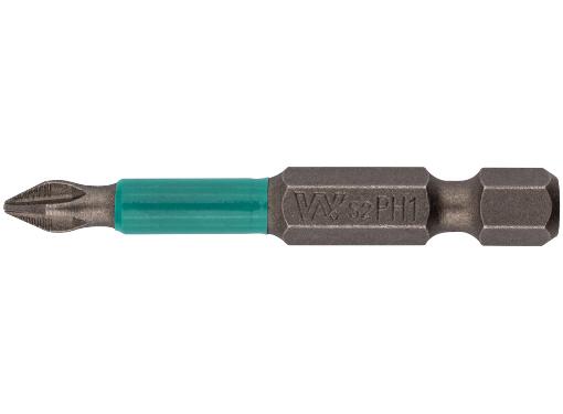 Изображение товара Бита WHIRLPOWER PH1 50мм набор 10 шт профессиональная сталь S2