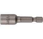 Головка магнитная FIT размер 8мм, H 45мм, S 1/4'' (57938)