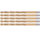 Изображение товара Сверло по металлу FIT Ф8х165мм 5 шт. HSS титан удлиненное