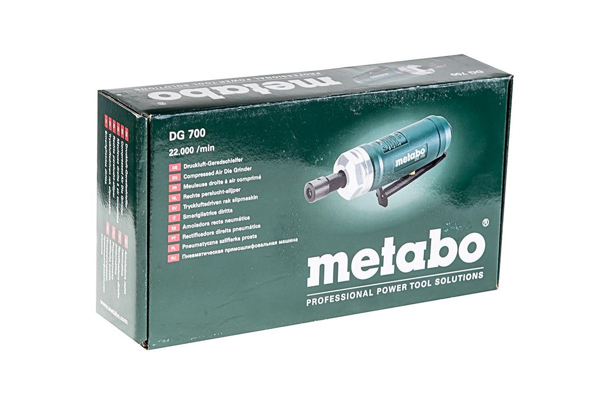 Шлифмашинка прямая пневматическая Metabo DG 700 (601554000) - цена, видео,  фото и инструкция - купить в Москве, СПб и РФ