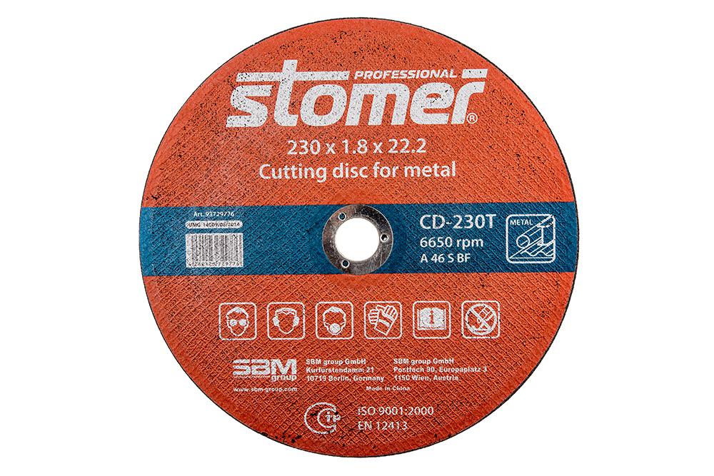 фото Круг отрезной stomer cd-230t