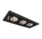 Изображение товара Встраиваемый светильник ARTE LAMP A5930PL-3BK модерн черный 3х50W G5,3 для комнаты