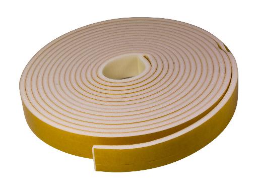 Изображение товара Уплотнитель для окон со скотчем СИБРТЕХ 93855 8 мм 18 м пенополиуретановый самоклеящийся