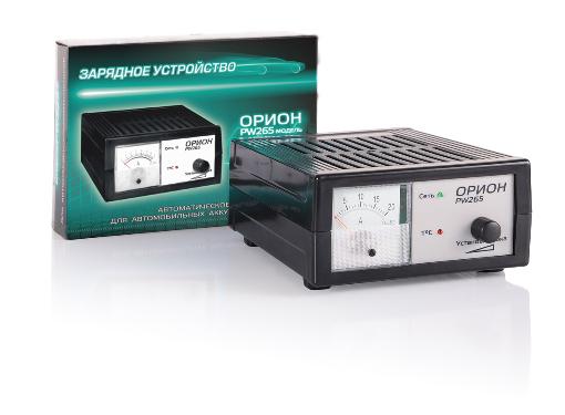 Изображение товара Зарядное устройство ОРИОН ОБОРОНПРИБОР PW 265 для автомобилей 12В