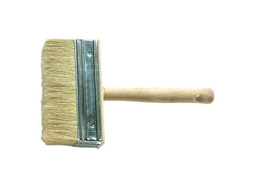 Изображение товара Макловица Натуральная щетина 130 мм 30 мм деревянная ручка Рос 84076