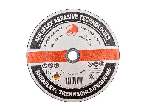 Изображение товара Круг отрезной ABRAFLEX 230х1.8х22 А-30 для металла и камня