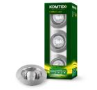 Изображение товара Встраиваемый потолочный светильник КОМТЕХ CAMELO 51 0 05 3х50 Вт хром металл