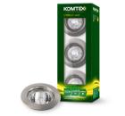 Изображение товара Встраиваемый потолочный светильник КОМТЕХ CAMELO 51 0 06 3шт никель модерн