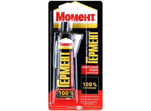Изображение товара Герметик HENKEL МОМЕНТ ГЕРМЕНТ Силиконовый Универсальный Премиум (прозрачный)
