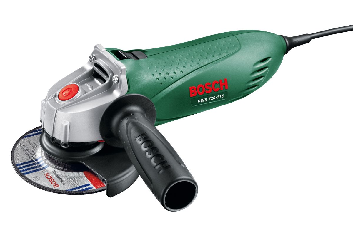 УШМ (болгарка) Bosch PWS 720-115 в кейсе (0.603.164.020) - цена, отзывы,  фото и инструкция - купить в Москве, СПб и РФ