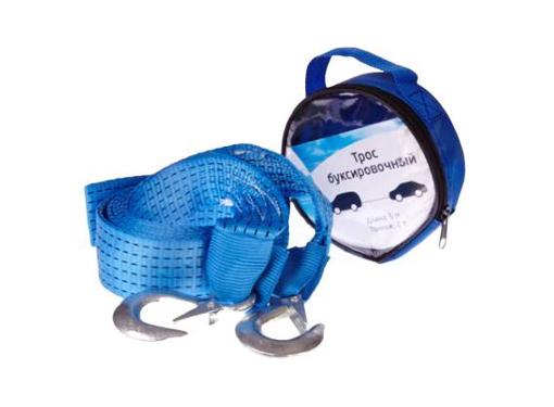 Изображение товара Буксировочный ленточный трос iSky iTS-2 2 т 5 м в сумке для легковых и внедорожников
