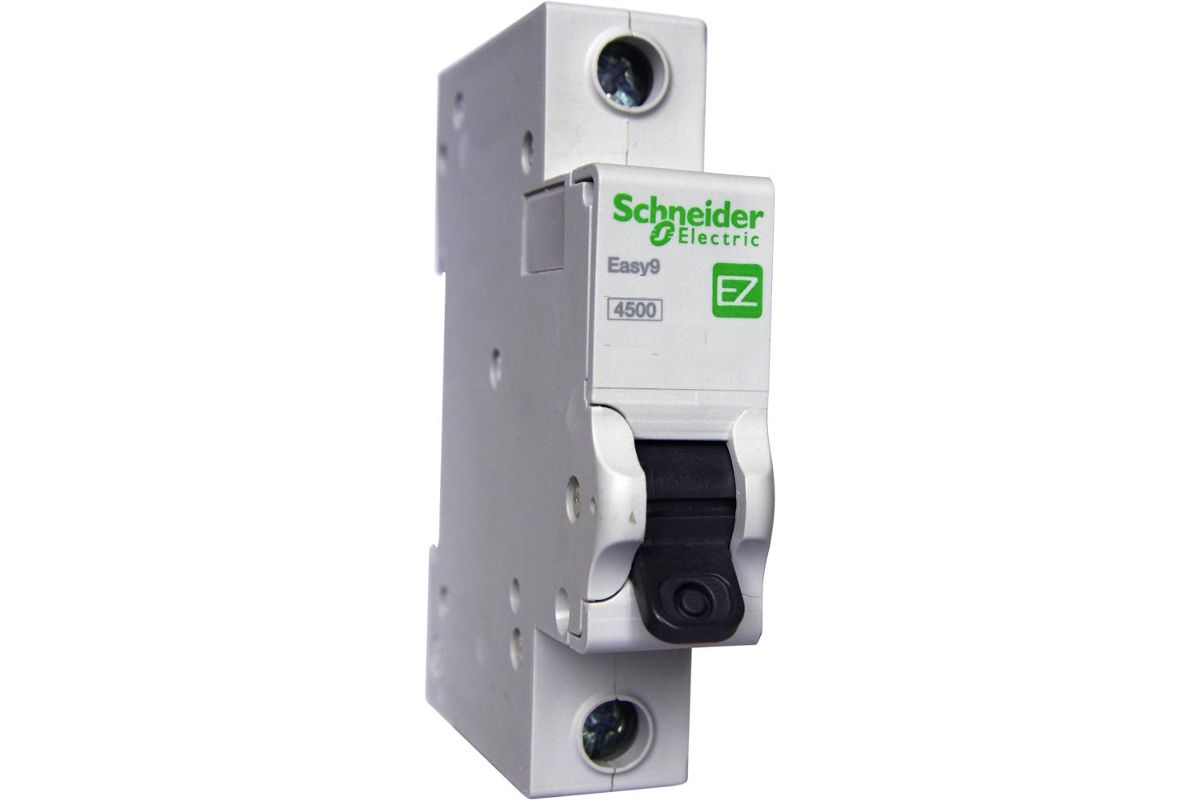 Автомат Schneider electric EASY9 ВА 1П 20А C 4.5кА - цена, видео, фото и  инструкция - купить в Москве, СПб и РФ