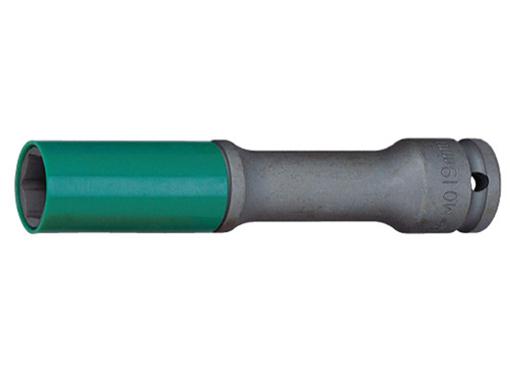 Изображение товара Головка ударная JONNESWAY размер 19мм, H 160мм, S 1/2" (S18AD4119)