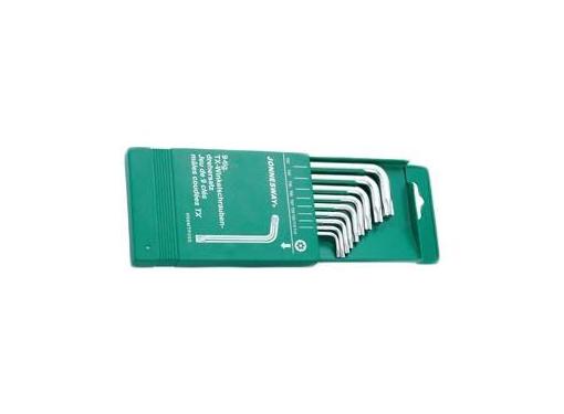 Изображение товара Набор шестигранных ключей JONNESWAY H08MTP09S Torx T10-T50 9 шт сталь