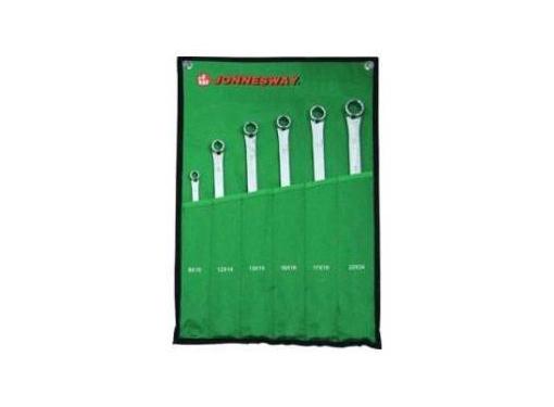 Изображение товара Набор ключей JONNESWAY W61106S 6 шт. накидных удлиненных размер 10-24 мм