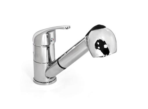 Изображение товара Современный кухонный смеситель MIX&FIX Zetta 1006 с выдвижной лейкой