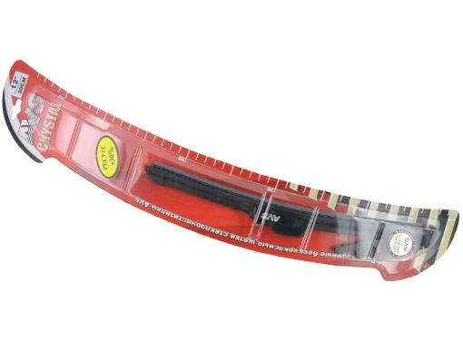 Изображение товара Бескаркасная щётка стеклоочистителя AVS 30 см безкаркасная с крючком графит покрытие