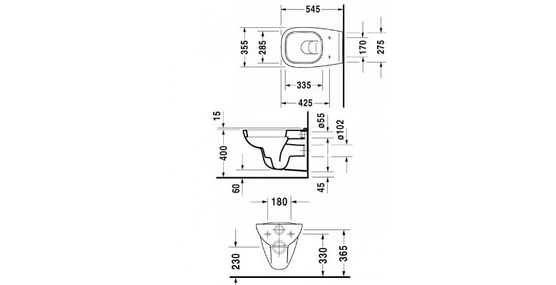������ ��������� DURAVIT D-CODE 25350900002