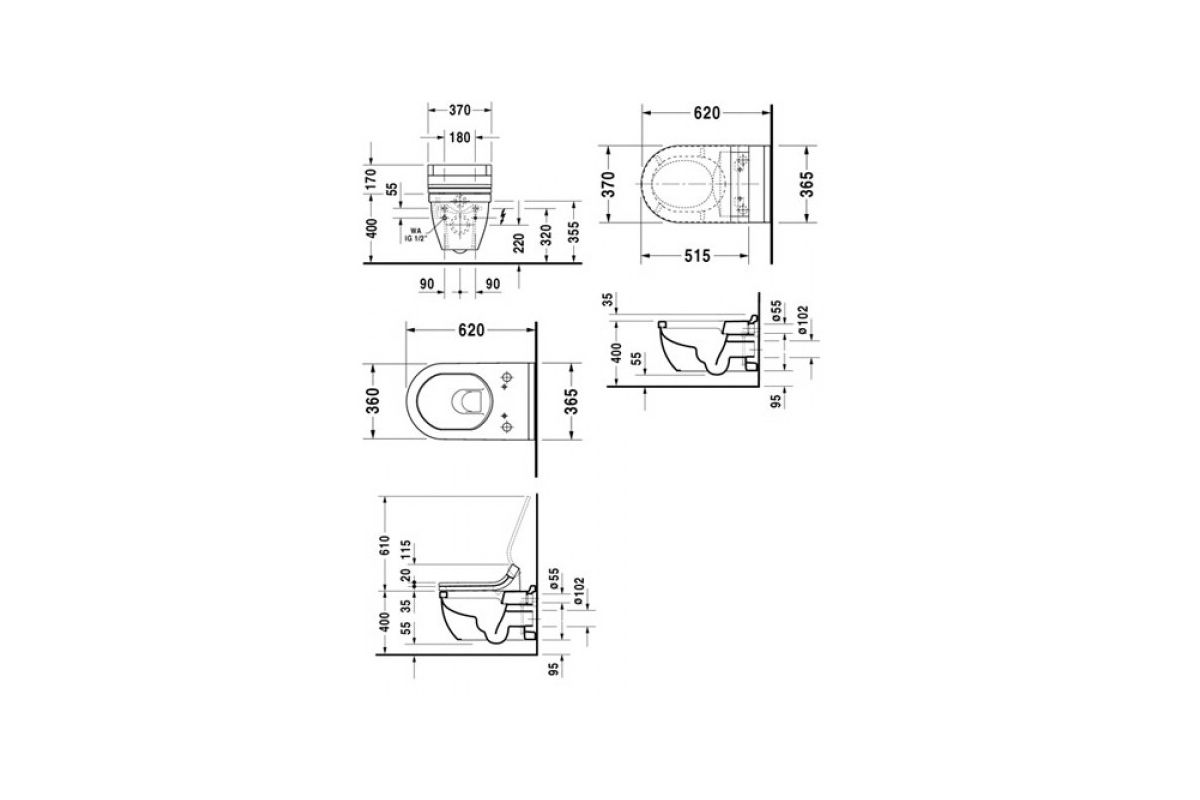 610001002000300 sensowash сиденье для унитаза starck c со скрытым подключением ac 220 240v 50hz