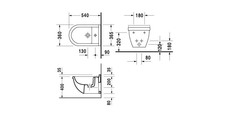 ���� ��������� DURAVIT STARCK 3 2230150000