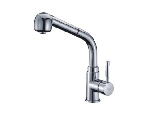 Изображение товара Смеситель для кухни WasserKRAFT Wern 4166 с выдвижной лейкой и керамическим картриджем