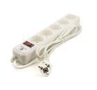 Сетевой фильтр KRAULER ПВС 3х0.75 5 гнезд белый KR-5-1,5M (PE)