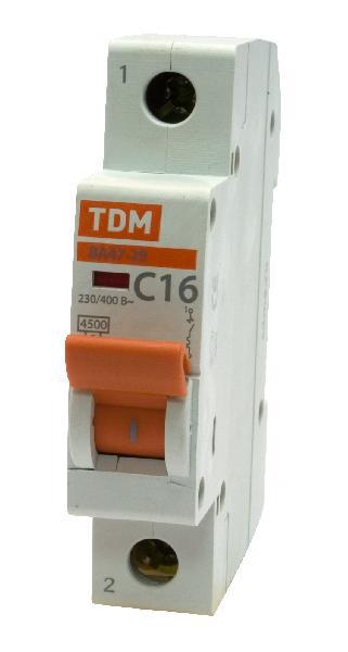 

Автомат Tdm ВА47-29 1р 63А, ВА47-29 1р 63А