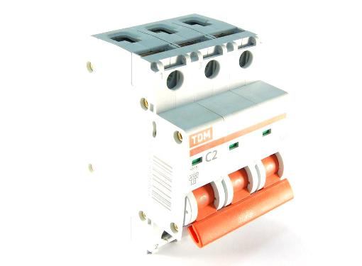 Изображение товара Автомат TDM SQ0206-0113 3-полюсный 40А ВА47-29