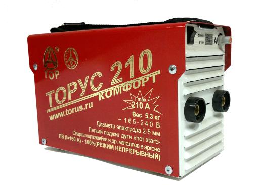 Изображение товара Сварочный аппарат ТОРУС 210 инверторный с функцией ANTISTICK для бытового использования