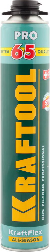 

Пена монтажная Kraftool Kraftflex premium pro 65, Kraftflex premium pro 65