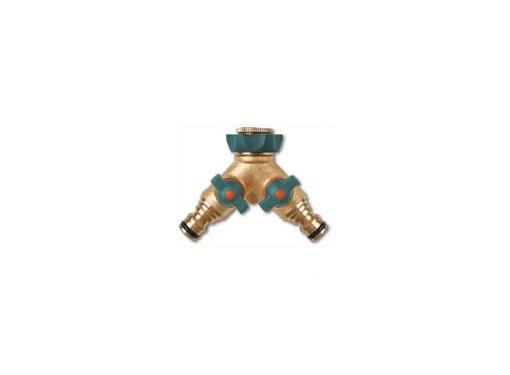 Изображение товара Распределитель RACO 4244-55132B двухканальный латунный TPR 1/2'' х 3/4''