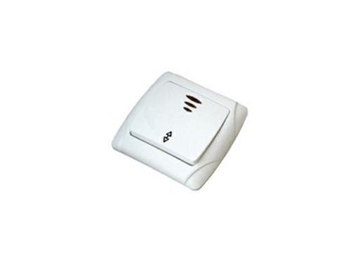 Изображение товара Выключатель TDM SQ1805-0006 с подсветкой 10А для скрытой установки белый