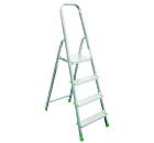 Изображение товара Алюминиевая стремянка BIBER 98007, 7 ступеней, рабочая высота 3,45 м