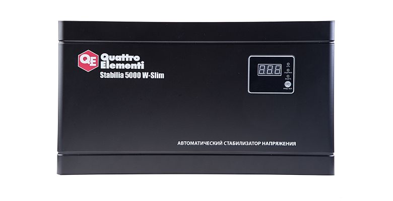 Стабилизатор напряжения QUATTRO ELEMENTI Stabilia 5000 W-Slim