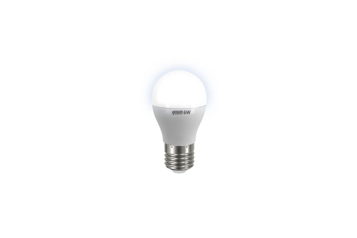 Лампа GAUSS LED Elementary Globe 6W E27 4100K (53226) купить в Уфе по  доступной цене: характеристики и фото