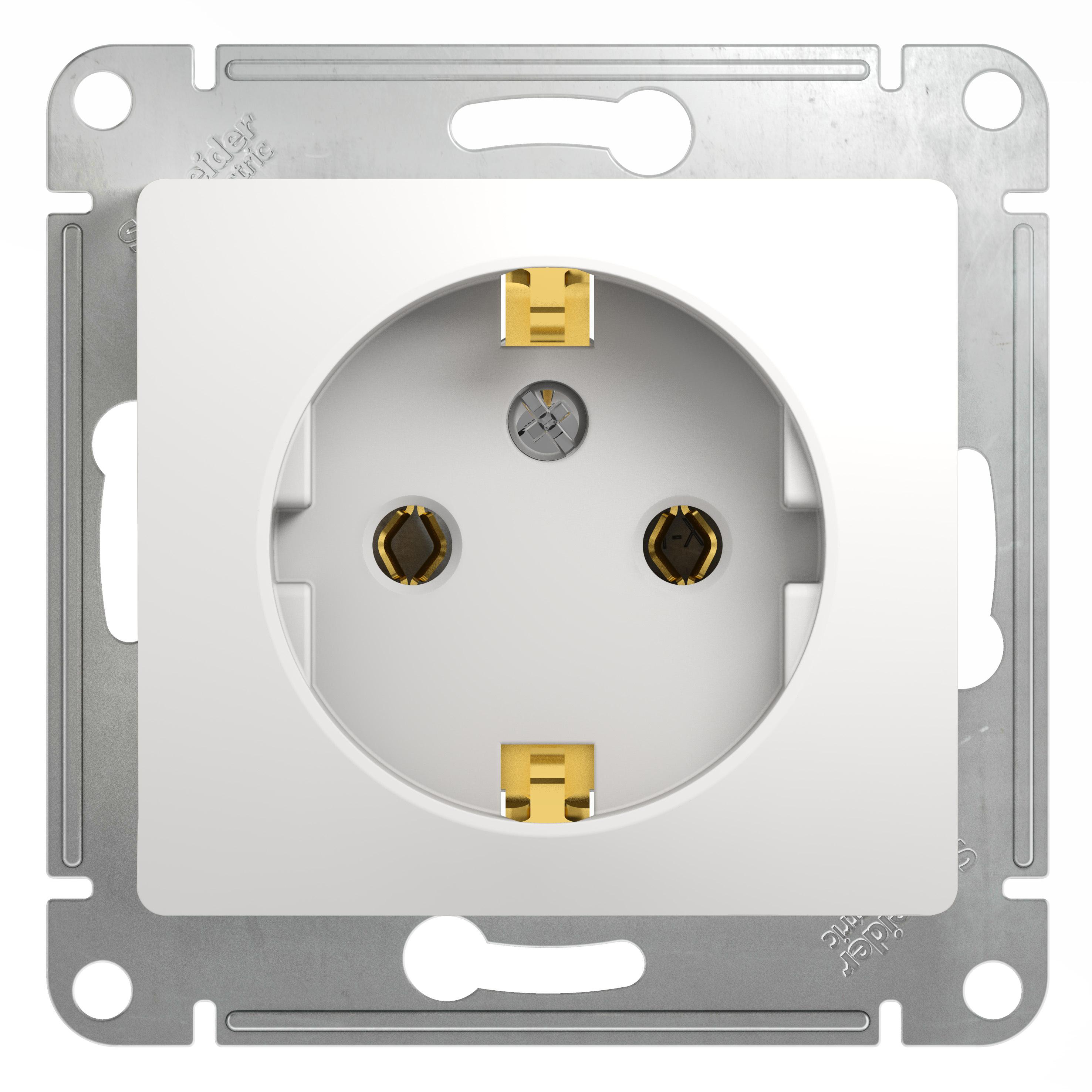 

Механизм розетки Schneider electric Gsl000143 glossa, Gsl000143 glossa
