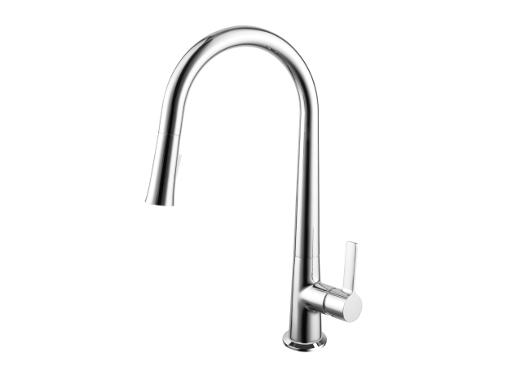 Изображение товара Современный кухонный смеситель Lemark LM6001C SOUL с вытяжным изливом и гибким шлангом