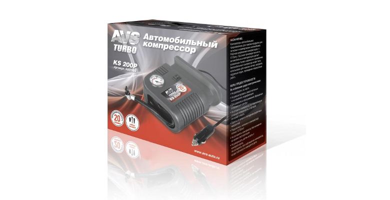 Автомобильный компрессор AVS KS200P