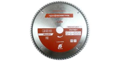 Диск пильный твердосплавный ПрофОснастка Ф305х30мм 72зуб. (№ 448 Эксперт)