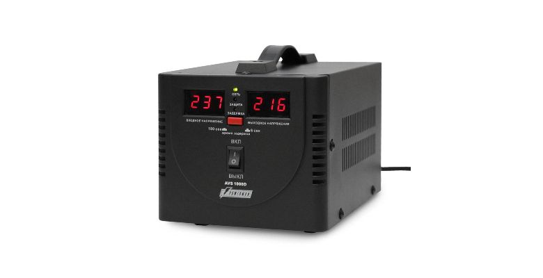 Стабилизатор напряжения POWERMAN AVS 1000D black