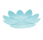 Мыльница пластиковая ИДЕЯ Лилия LIL-01, голубая