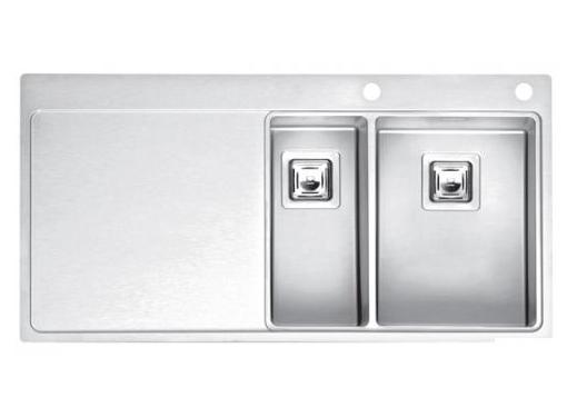 Изображение товара Кухонная мойка REGINOX Nevada 18x50 с двумя чашами и крылом слева