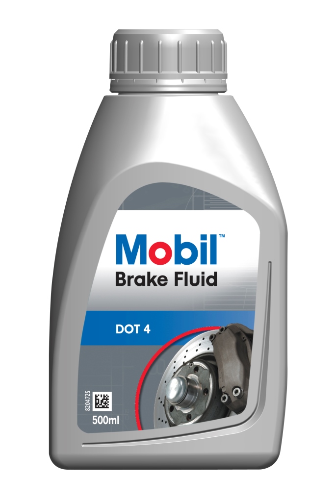 Тормозная жидкость Mobil Brake fluid dot4 (кан0,5л)