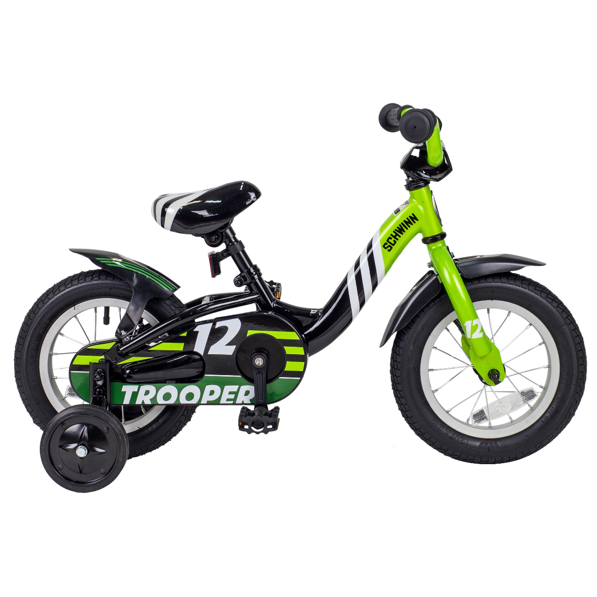 Детский велосипед SCHWINN TROOPER, BLACK/LIME купить в Уфе по доступной  цене: характеристики и фото