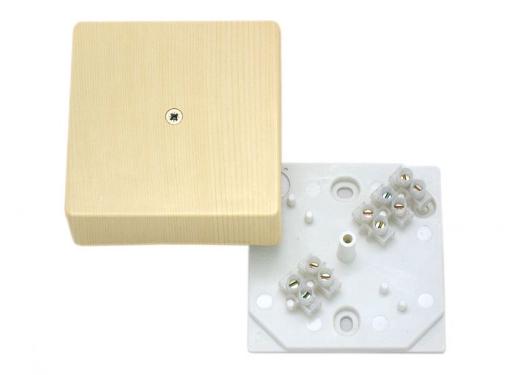 Изображение товара Коробка распаячная IEK UKO10-075-075-020-K34 75x75x20 IP20 Пластик