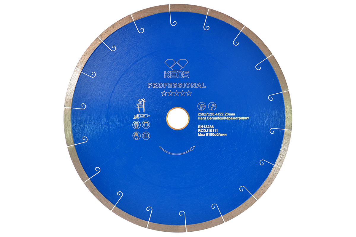 

Круг алмазный Keos (dbp01.125) Ф125х22мм по керамограниту, (dbp01.125) Ф125х22мм по керамограниту